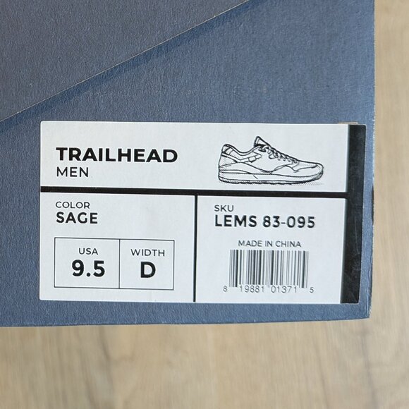 Lems Shoes Trailhead Men's sz 9.5 - Picture 6 of 6